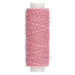 Нитки для кожи вощёные кручёные (Рами) 0.55 мм, 25 м, 014 т. розовый, LC-004, Промысел