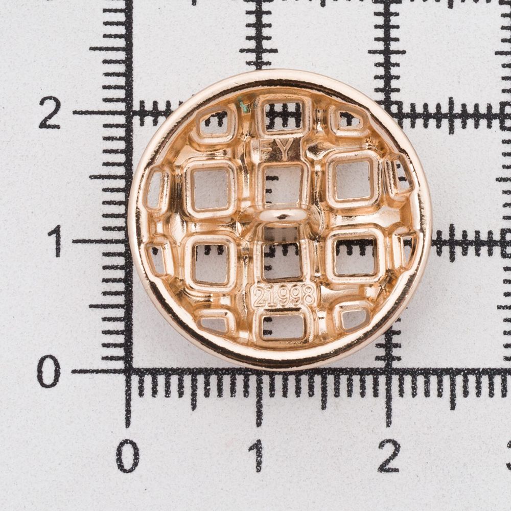 Пуговицы на ножке 36L=23 мм, металл, Gold (золотой), 10 шт, MP11