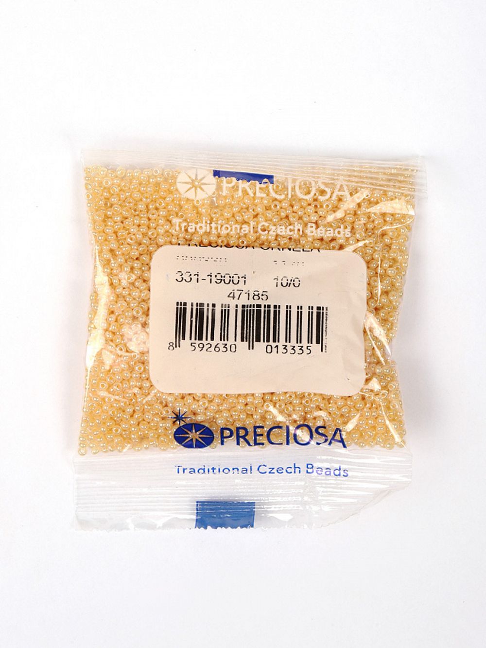 Бисер Preciosa 10/0 (2.3 мм), 50 г, Shell цв. 47185/331-19001