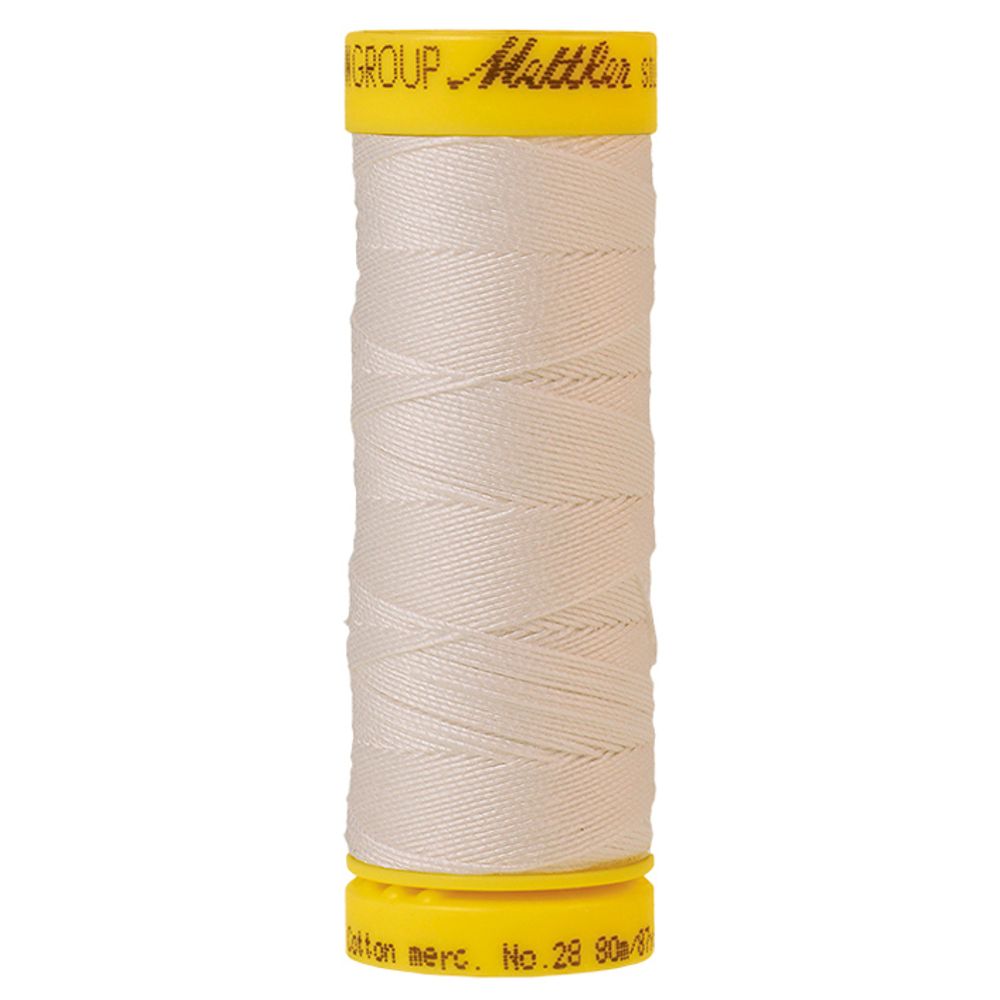 Нитки хлопковые отделочные Mettler Silk-Finish Cotton 28, 80 м, 3000, 1 шт