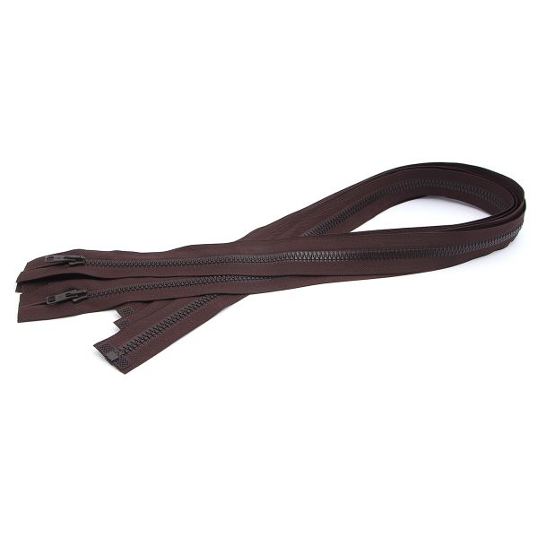 Молния трактор Arta Т6 (6 мм) 1 зам., разъем., 85 см, цв. 068 т.коричневый, уп.5 шт