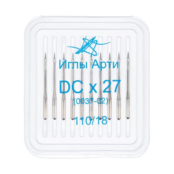 Иглы для промышленных швейных машин Арти 0037-02 (№90-120) оверлок, 10 шт, /РП/, №110