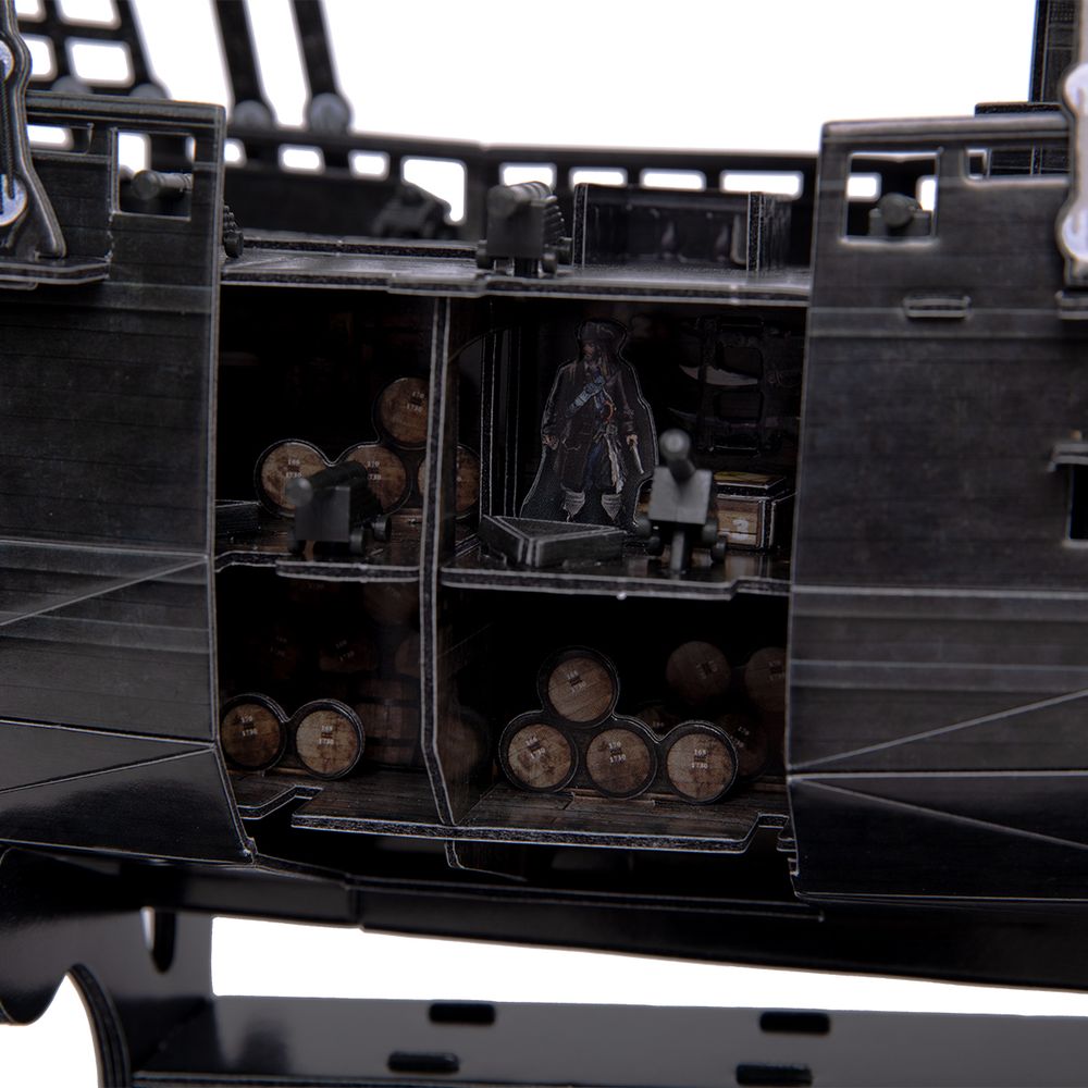 Модель сборная: Серия Корабли 293 элемент. с LED подсветкой, Месть Королевы Анны, Rezark STH-003N