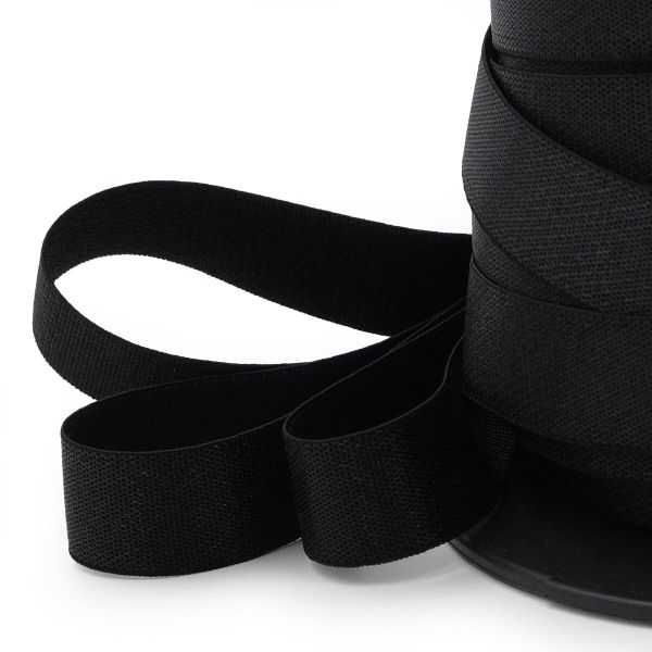 Резинка бельевая (бретелечная) 15.0 мм / 50 метров, черный, (ML200.015/1)