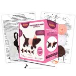 Набор для вязания игрушки Miadolla, Романтичная такса, AMG-0119