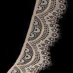 Кружево эластичное (стрейч) 60 мм / 3 метра, C180 бежевый