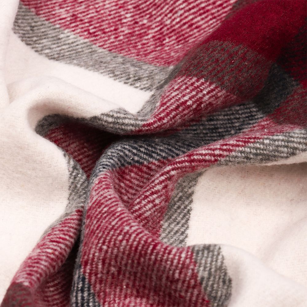 Фланель рубашечная 260 г/м², 150 см / 1 метр, TBY.Fl.P41.1, цв.41 красный