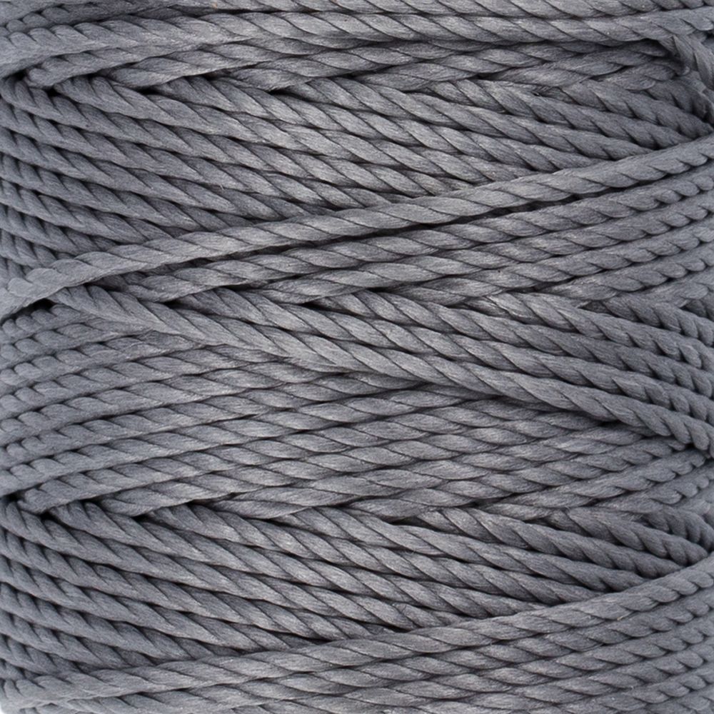 Нитки для кожи вощёные (полиэстер) 40 м, 013 св. серый, LC-006, Промысел