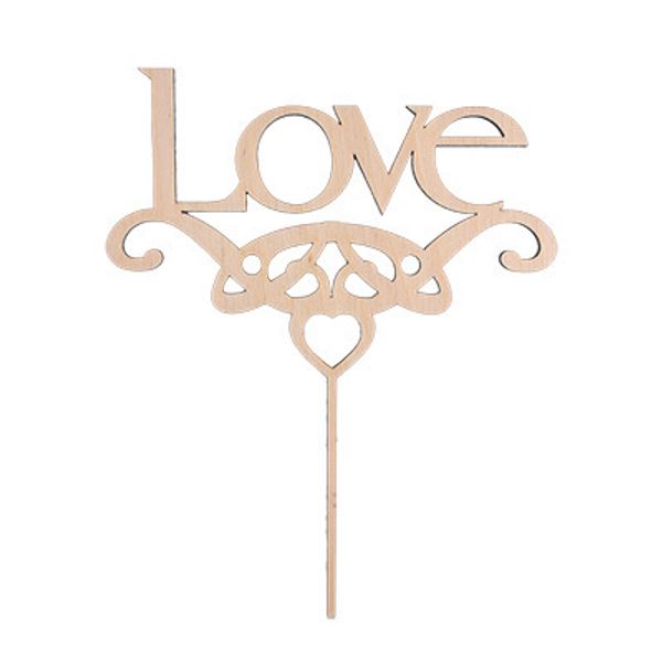 Заготовка из фанеры Украшение для торта Love, ВД-106 Mr.Carving