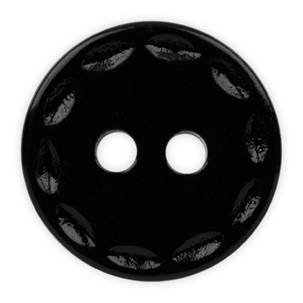 Пуговицы рубашечные/блузочные 11 мм, 40 шт, А008 черный, Gamma JEY 0003