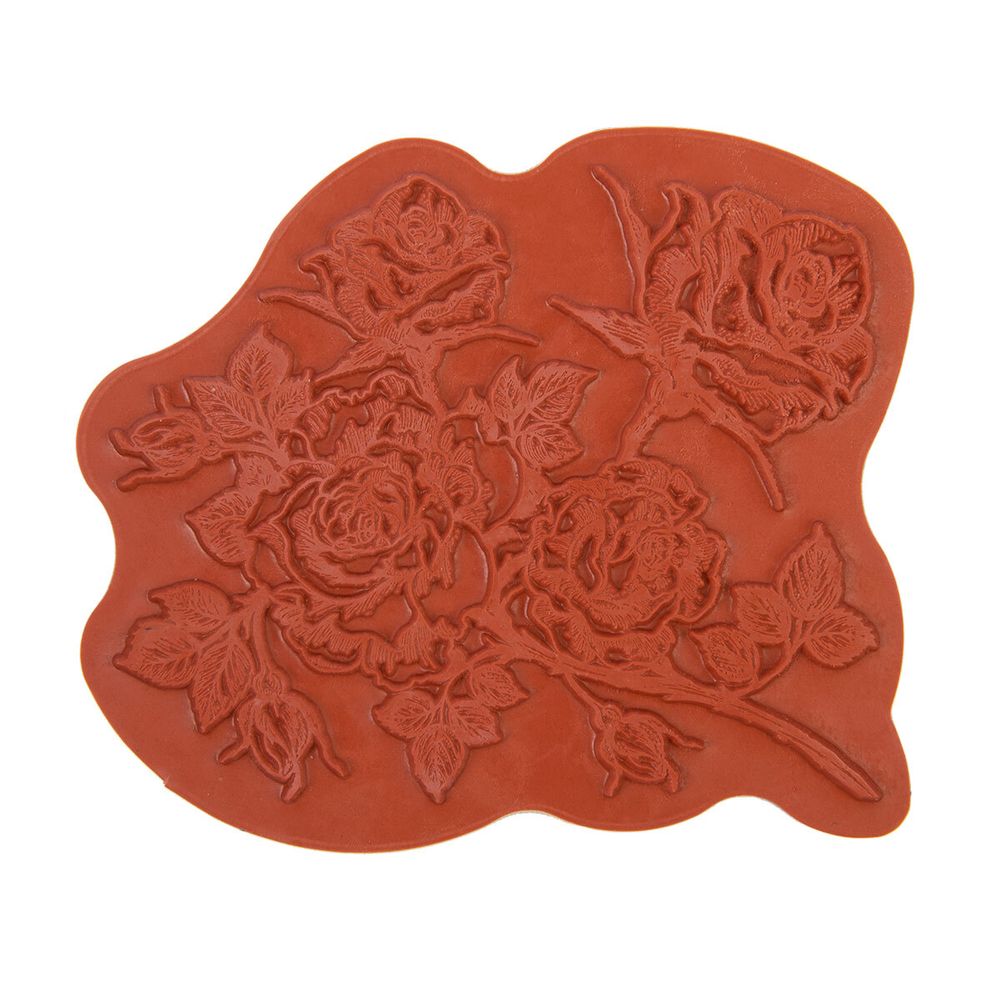 Штамп 5.8х7.2 см, 02 Розовый куст, Mr.Painter TSM-01