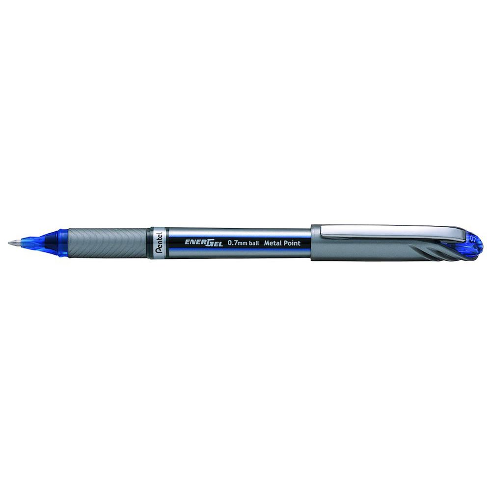 Ручка гелевая Pentel Energel 0.7 мм. 12 шт, BL27-CX цвет чернил: синий