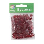 Бусины акрил ⌀8 мм, 25 г, Astra&Craft, 9