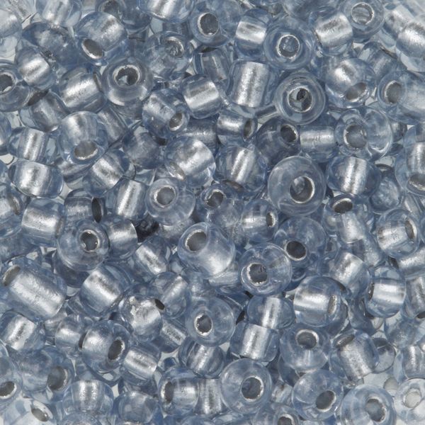 Бисер Zlatka 8/0 (2.9 мм), 100 г (10х10 г), №0042A св.голубой, GR