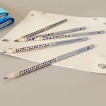 Карандаш чернографитный трехгранный заточенный ТМ (HB) 12 шт, 05 серебряный, ВКФ 12Д-3000