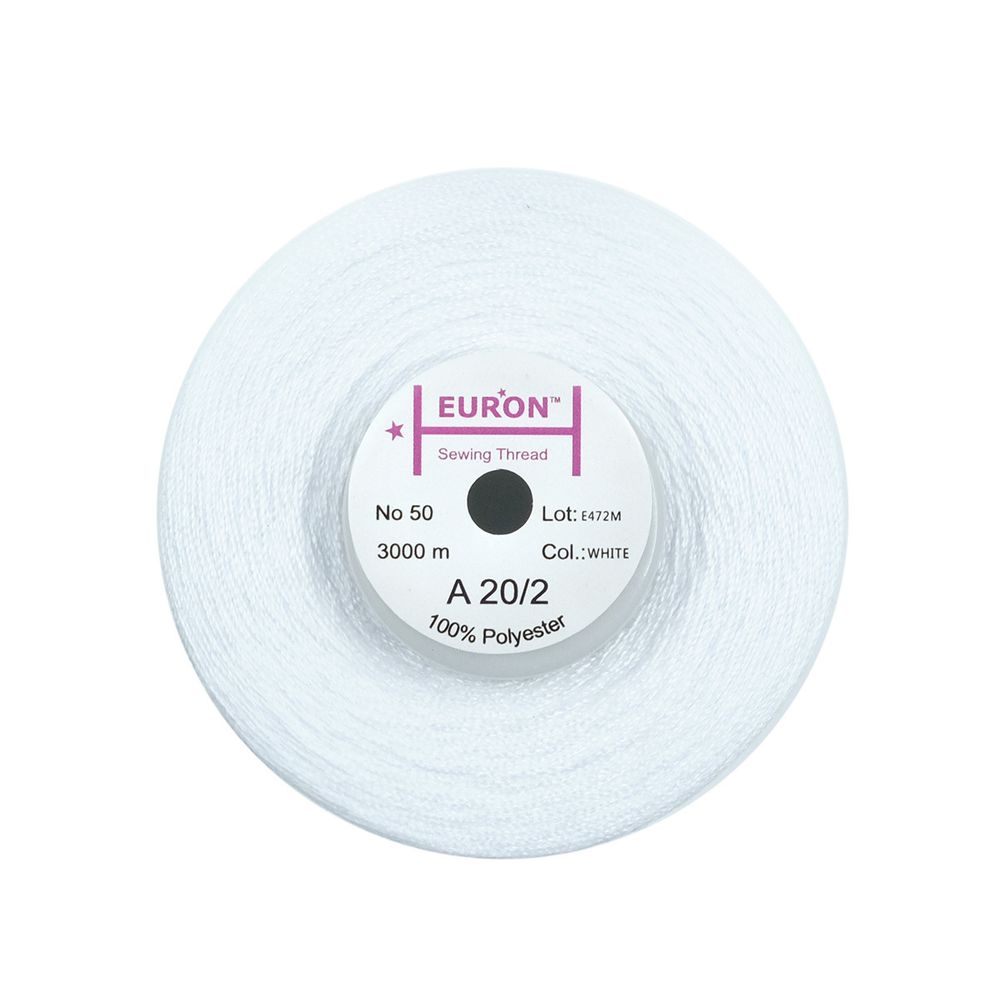 Нитки швейные Euron A 20/2 №50 3000м (1301)
