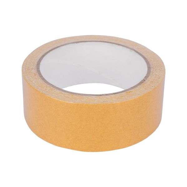 Лента клейкая двухсторонняя на тканевой основе 38 мм / 10 метров, белый, Gamma TLK-38