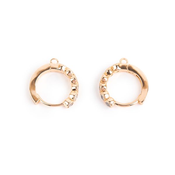 Швензы 13.5 мм, 10 шт (5х2 шт), 02 под золото, Zlatka FMK-H19