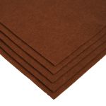 Фетр листовой 1 мм, 20х30 см, 5 шт, 063 св.коричневый, Blitz FKC10-20/30