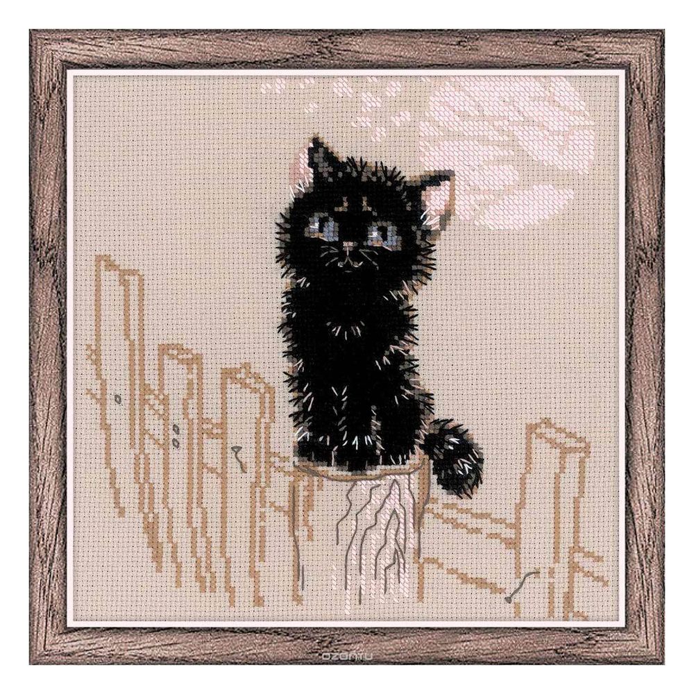 Набор для вышивания нитками Риолис, Мечтатель, 20х20 см