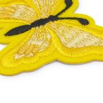 Термоаппликация Бабочка, 5.4х7см, Hobby&Pro (желтый)