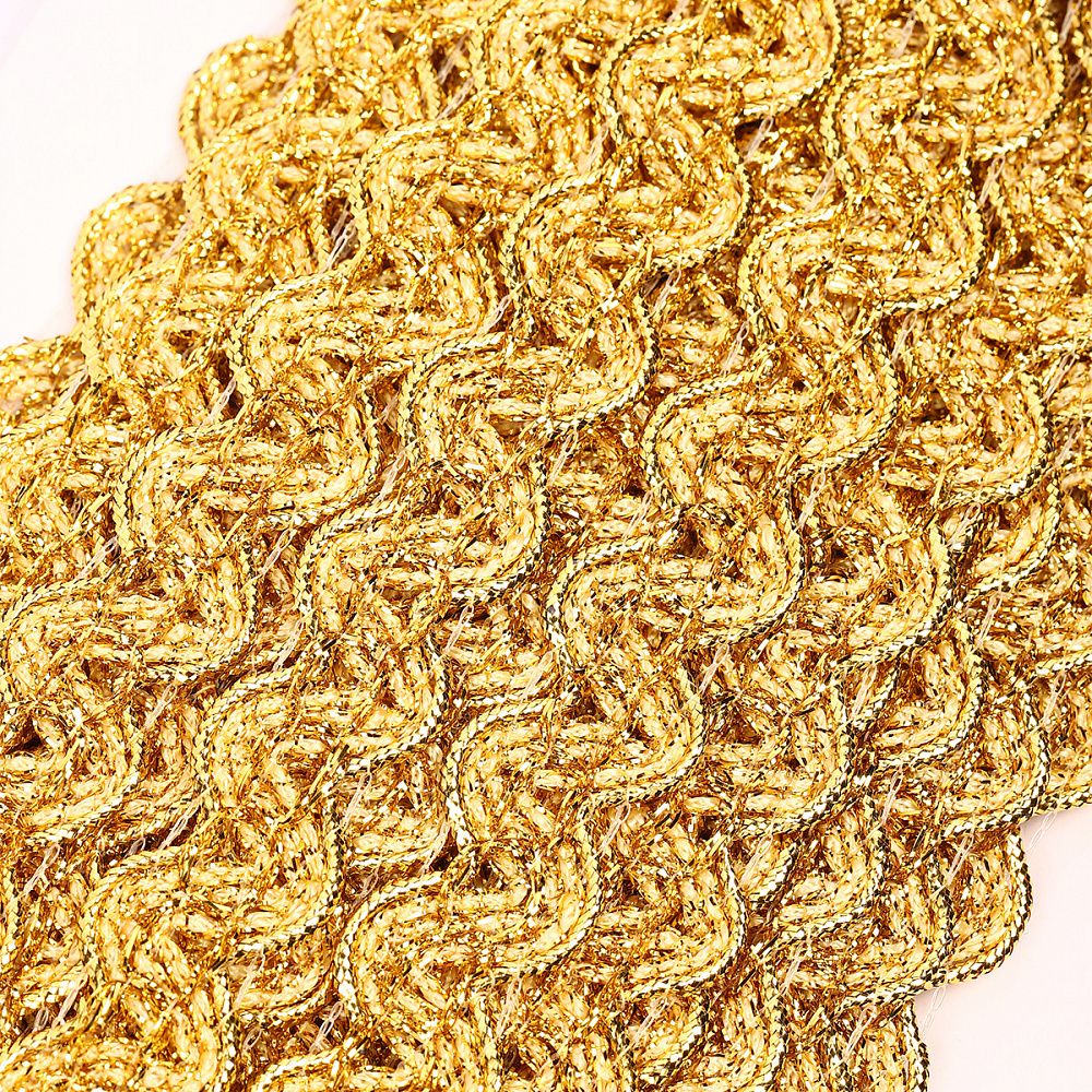 Тесьма отделочная 20 мм / 13.71 метров, TBY 907 цв.золото