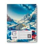 Тетрадь ученическая общая, A5 96 л. на гребне 60 г/м², белизна 90 %, 4 шт, клетка, 01187 На предельной скорости, Светоч Т111