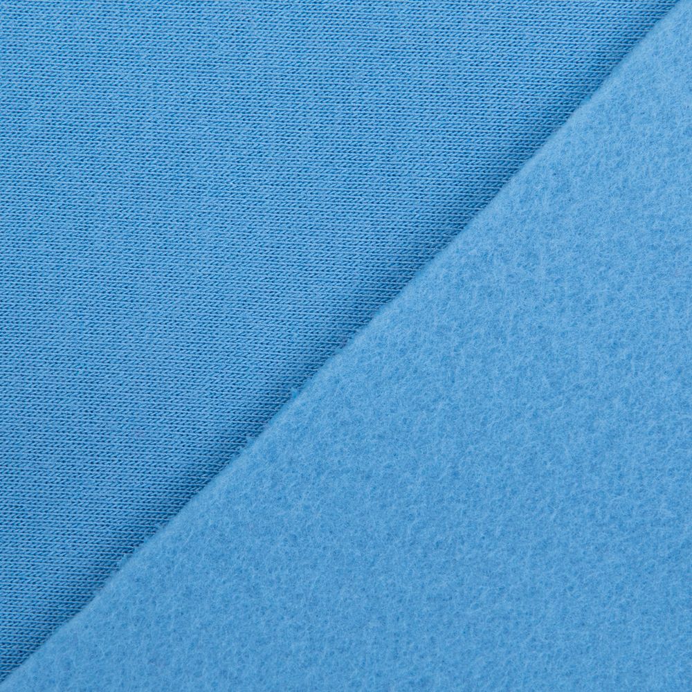 Футер 2-нитка с начесом 275 г/м², 150х180±5 см, голубой/blue, Gamma DBKTN