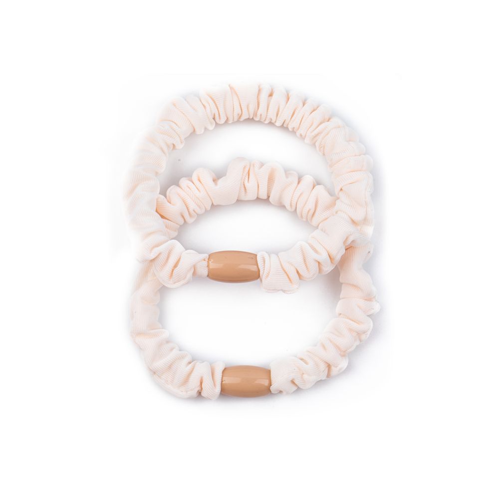 Набор резинок для волос 10 шт (5х2 шт), №02 молочный, Cherry Mary VR07068