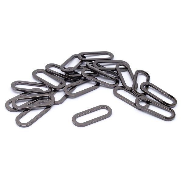 Рамка овальная металл 30 мм (чер.никель), ГНУ13818, 20 шт