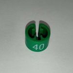 Размерник на вешалку (40 зеленый), 50 шт