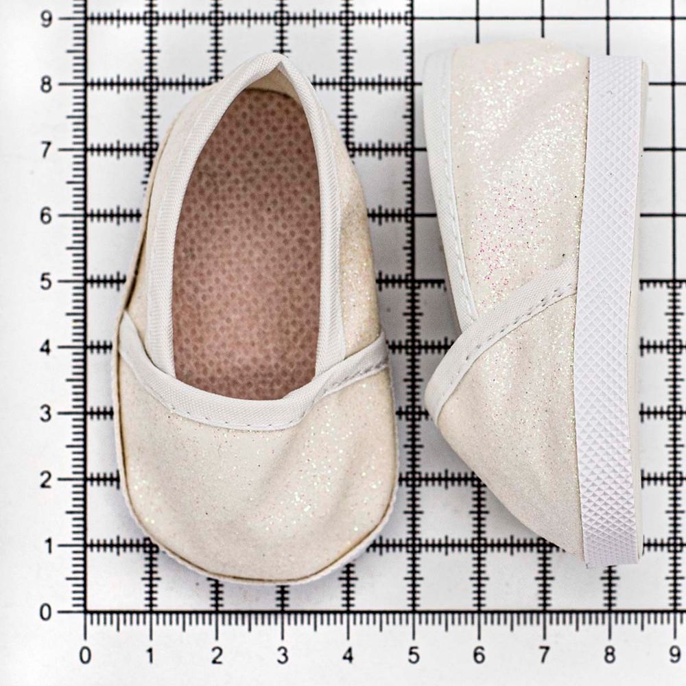 Туфельки 7х4х3см, пара (белый), DSS8291