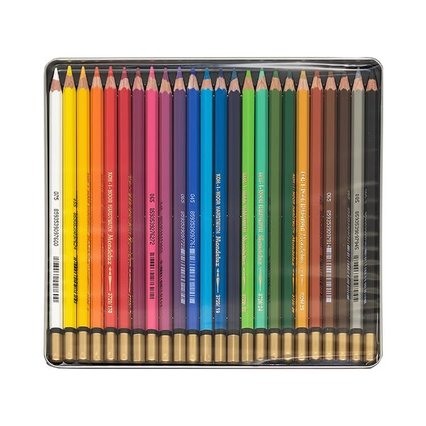 Карандаш акварельный KOH-I-NOOR в наборе в мет. коробке 24 цв, 3724024001PL