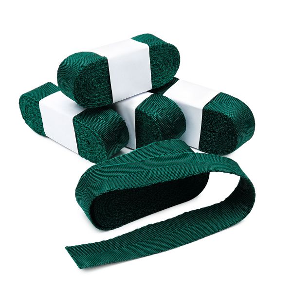 Стропа (ременная лента) 25 мм / 5х2.5 метра, толщ. 1.0 мм, [15.1 г/пог.м], 100% п/п, 37 малахит