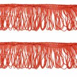 Бахрома отделочная 60.0 мм / 25 метров, 270 красный