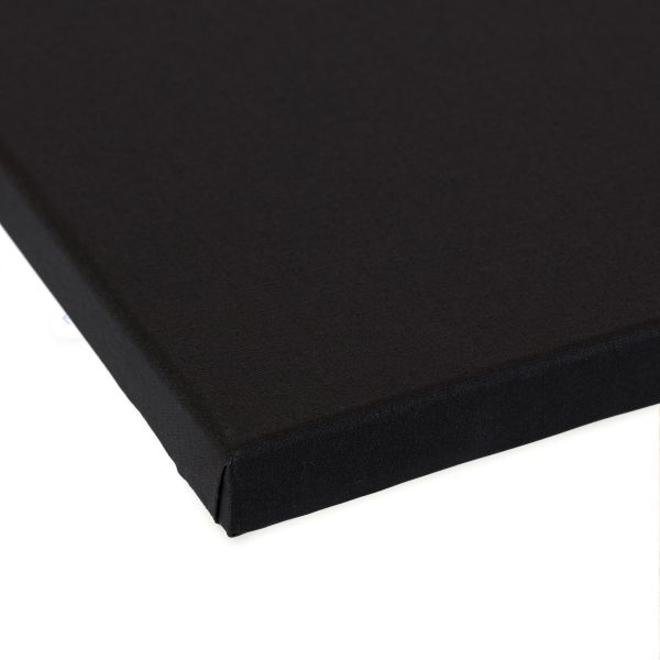 Холст грунтованный на подрамнике 30х40 см, 240 г/м², 2 шт, PERESLAVL BLACK EDITION мелкозернистый, Vista-Artista ACBF-3040