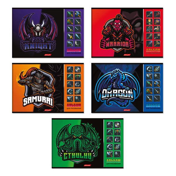 Альбом для рисования 100 г/м², A4 29х20.5 см, на скобе 48 л., 10 шт, 48АЛСК4_000263 Сыграем?, Светоч