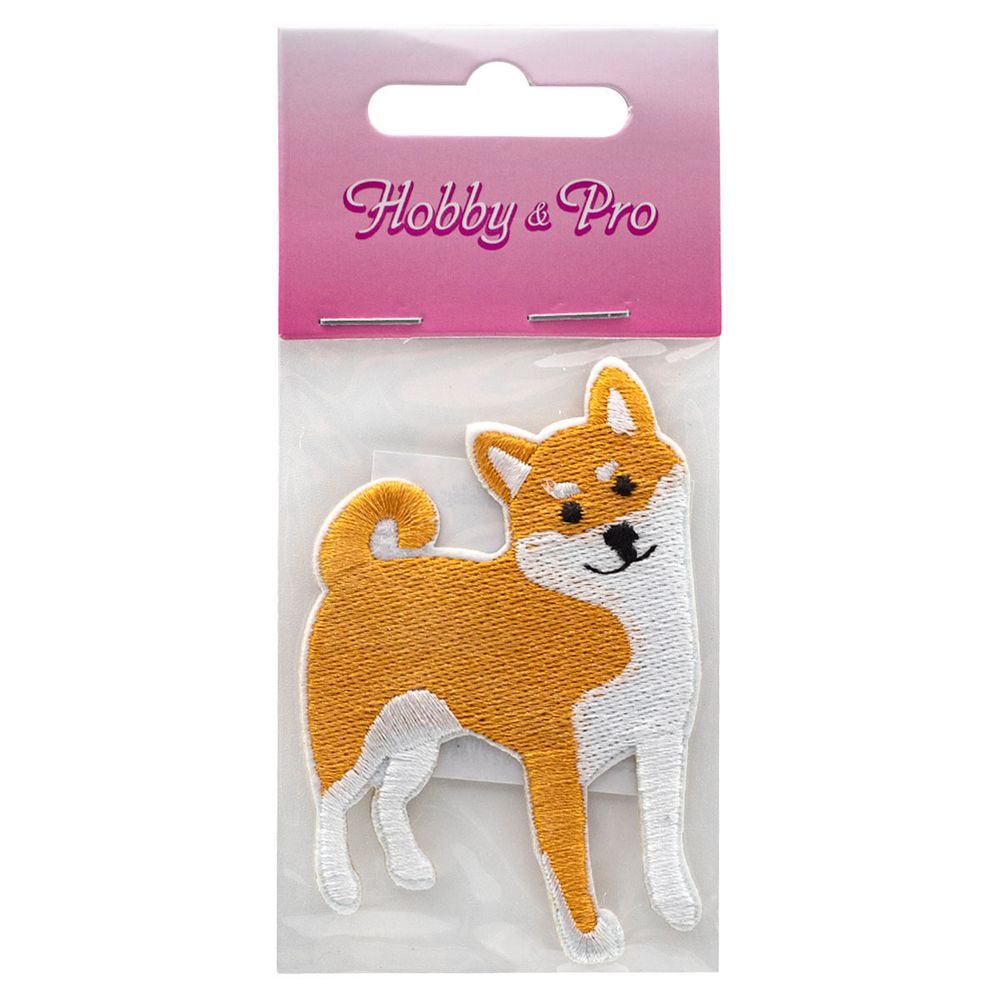 Термоаппликация "Сиба-ину", 5.0х7.5см