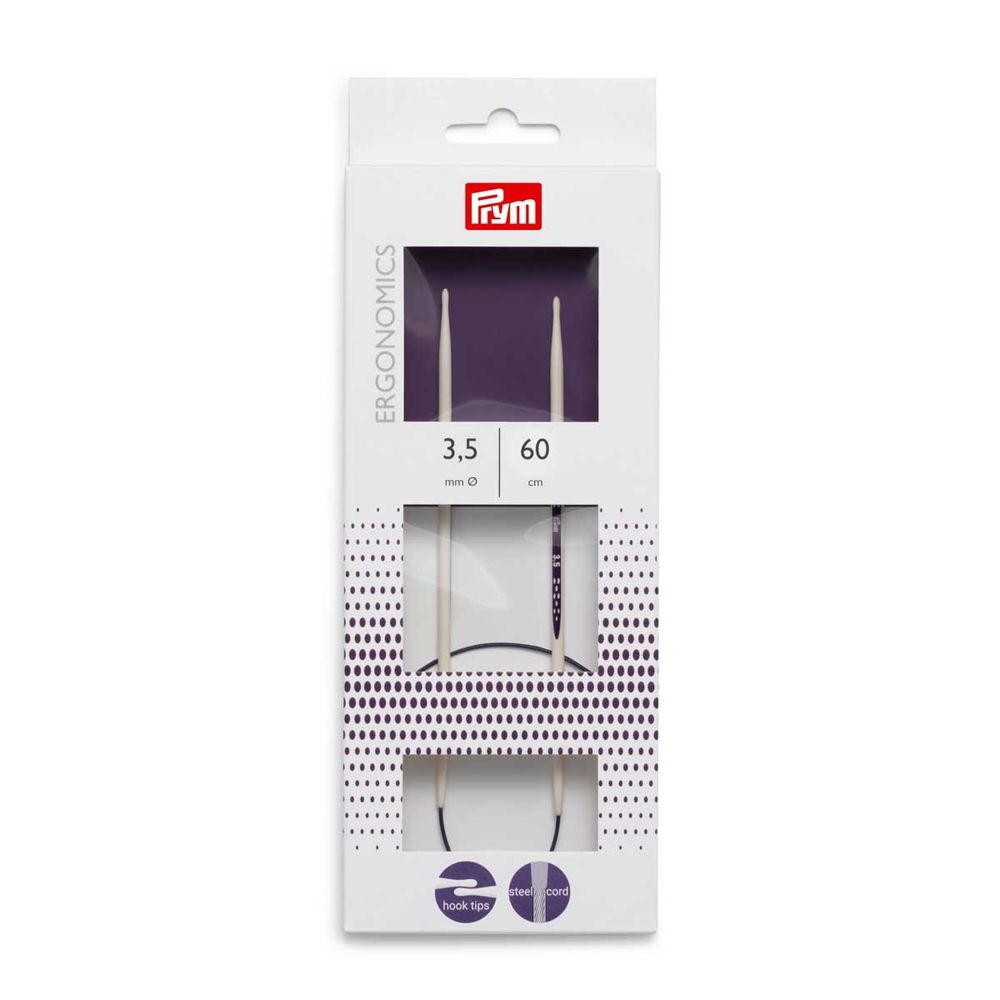 Спицы круговые Prym Ergonomics ⌀3,5 мм, 60 см