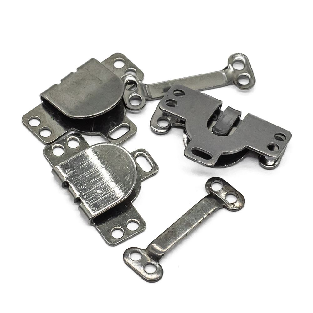 Крючки пришивные 18 мм, черные, упак. 3 компл, Hobby&Pro, 5 упак