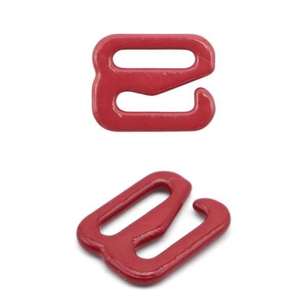 Крючки для бюстгальтера металл 8.0 мм, 20 шт, C520 темно-красный, ГВ1009