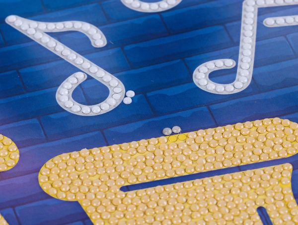 Алмазная (кристальная) мозаика Фрея ALBP-327, постер Живой звук, 30х30 см