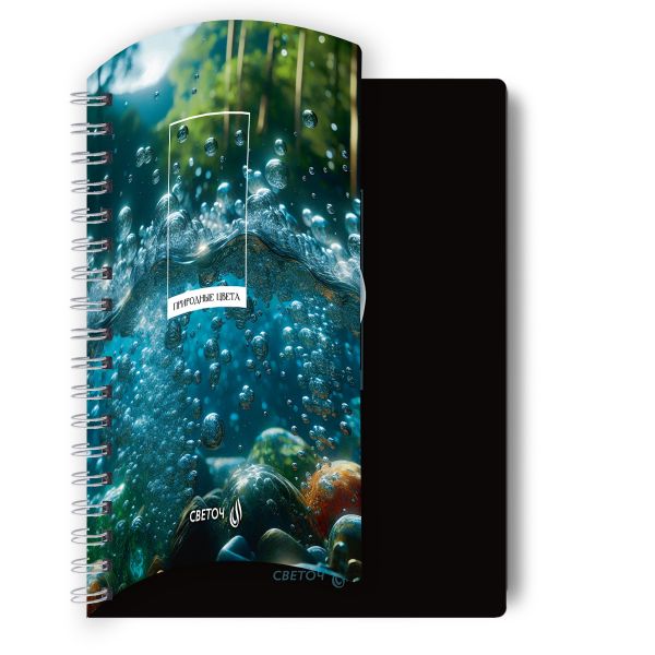 Тетрадь ученическая общая с двойной обложкой, A5 96 л. на гребне 65 г/м², белизна 100 %, 4 шт, клетка, 01209 Грани прекрасного, Светоч Т118