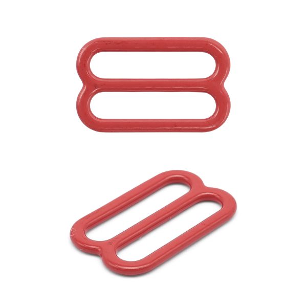 Рамки-регуляторы для бюстгальтера металл 15.0 мм, 20 шт, C820 красный, ГВ1008