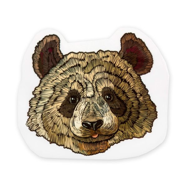 Термотрансфер M №01, 1 шт, M-011 медведь 10.7х10 см, Gamma 