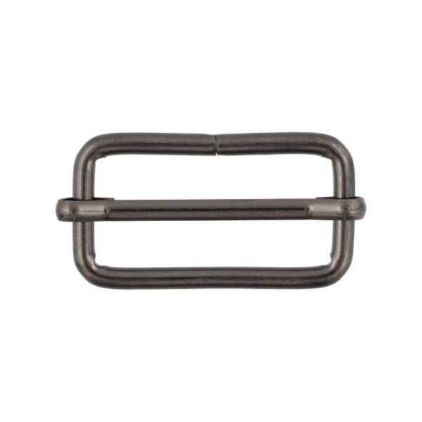 Шлевка металл 38х21 мм, 10 шт (5х2 шт), 06 черн.никель, Gamma GHY-32