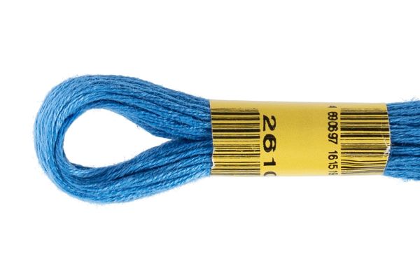 Мулине ПНК им.Кирова цв.2610 синий, 24 мотка по 8 метров