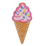 Термоаппликация Мороженое рожок 2, 3х5.8см, Hobby&Pro
