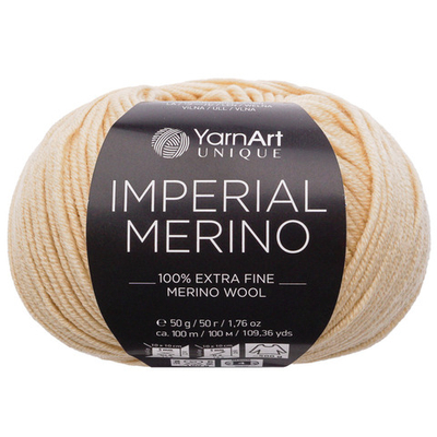 Пряжа YarnArt (ЯрнАрт) Imperial Merino / уп.10 мот. по 50 г, 100 м, 3305 бежевый