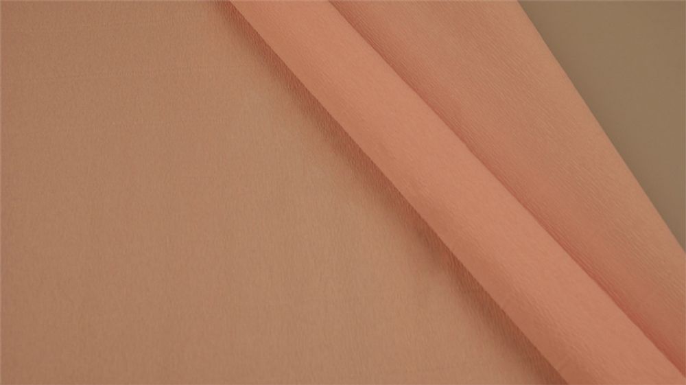 Гофрированная бумага (креповая) 50см, 2,5м, 140г/м², цв. 969 св.розовый, Италия